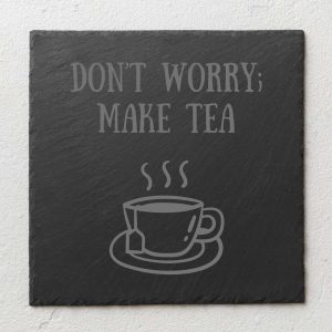 'Make tea' coaster - chunky